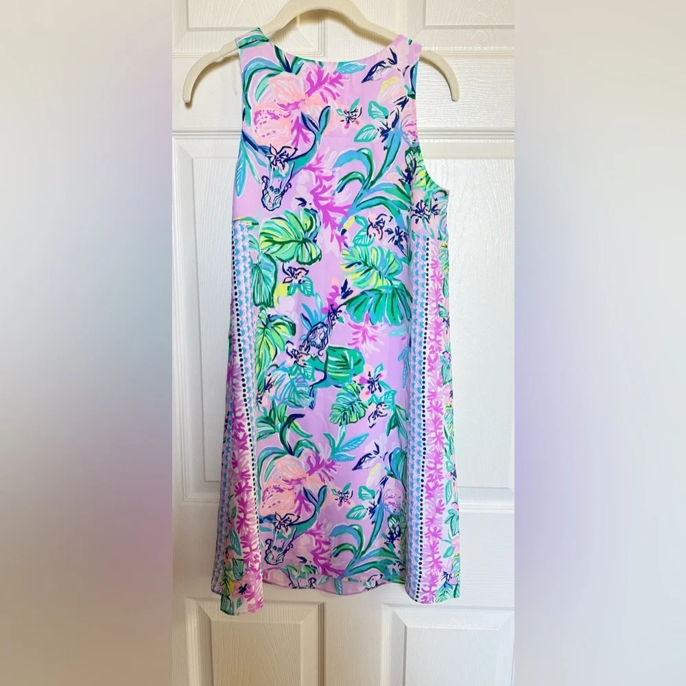 Lilly Pulitzer Jackie Silk Shift Mermaid in the Shade - Picture 2 of 4